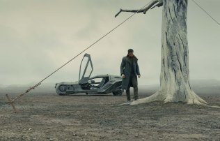 Ryan Gosling in Blade Runner 2049 in association with Columbia Pictures, domestic distribution by Warner Bros. Pictures and international distribution by Sony Pictures Releasing International.